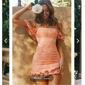 VERONA OFF-SHOULDER LACE OVERLAY MINI DRESS